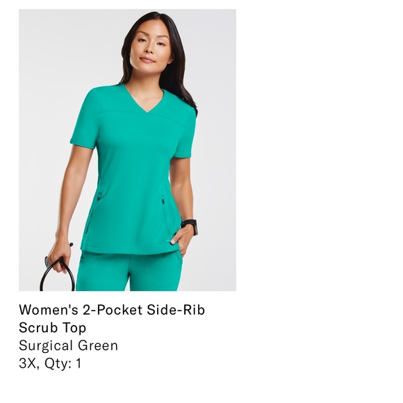 BNWT Jaanuu Scrub Top - Picture 3 of 3